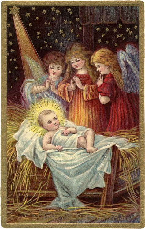 merry christmas nativity images  graphics fairy