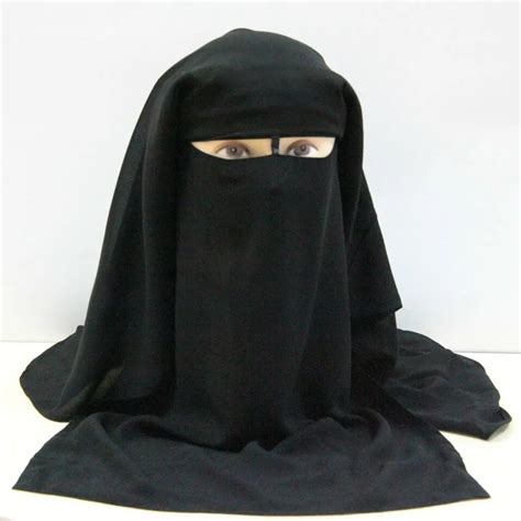 full long saudi niqab hijab burqa islamic face cover veil abaya hijab