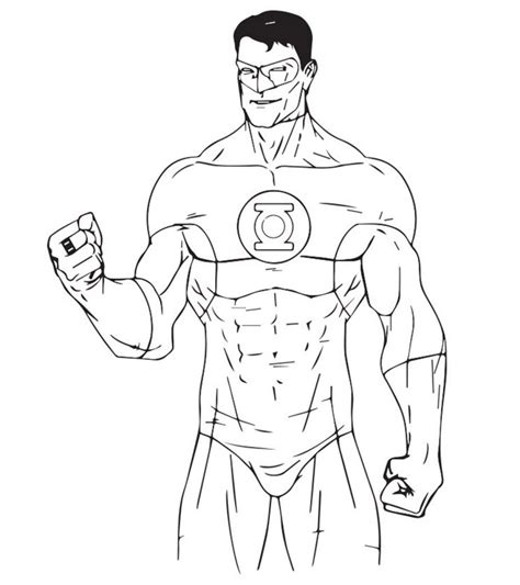 top  green lantern coloring pages  toddlers