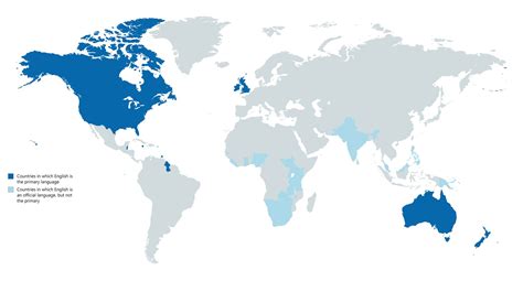 english official language map