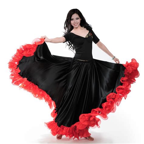 high quality female spanish flamenco costumes skirt bullfight festival