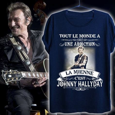 le nouveau  shirt pour fans de johnny hallyday  shirt  xl