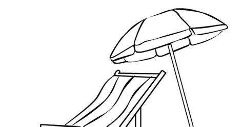 beach chair  parasol coloring pages pinterest beach chairs