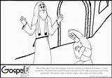 Pharisee Parable sketch template