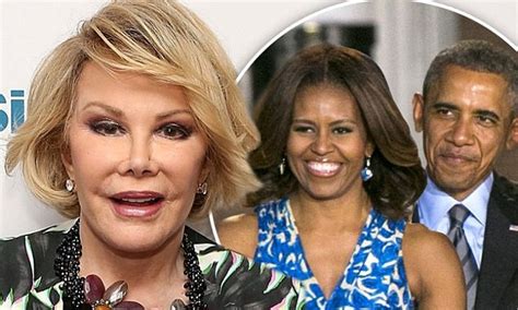 Joan Rivers Jokes About Barack Obama And Calls Michelle A Tranny In