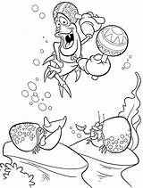 Coloring Mermaid Little Pages Sebastian Ursula Crab Coloring4free Colouring Clipart Bach Printable Funny Baby Getcolorings Ariel Popular Getdrawings Library Colorings sketch template