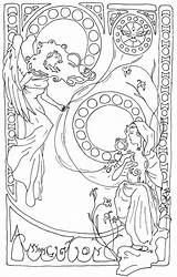 Mary Coloring Virgin Therapy Feast Assumption Pages sketch template