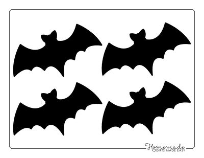 printable bat templates  halloween crafts