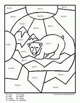 Math Multiplication Grade Colorare Addizioni Polar Tabelline Disegni Polare Orso Colora Calcola Operazioni Graders Seguendo Animaljr Colori Colorate Animali Bimbo sketch template