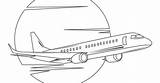 Coloring Plane sketch template