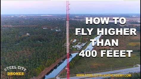 legally fly  drone higher   feet youtube