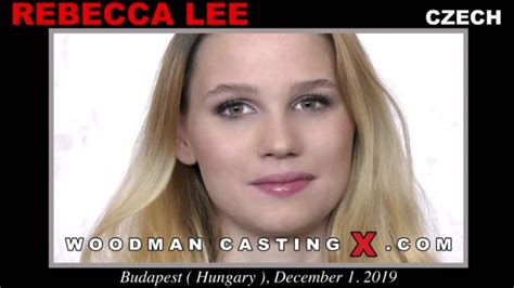 rebecca lee on woodman casting x official website