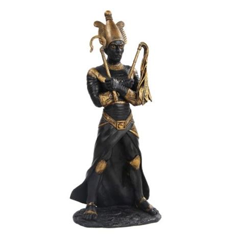 Osiris Egyptian God Of The Underworld Bronze Resin Statue