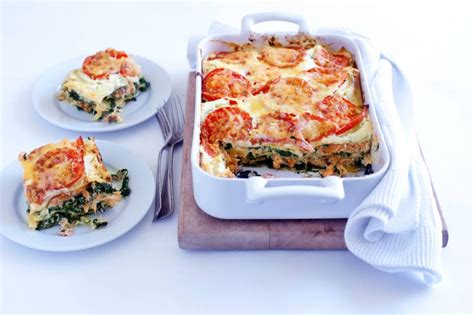 lasagne met ricotta spinazie en gerookte zalm recept allerhande voedsel ideeen ricotta