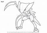Kabutops Pokemon Draw Drawing Step Improvements Necessary Finally Finish Make sketch template