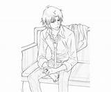 Reborn Katekyo Hitman Coloring Gokudera Hayato Pages Read Profil Another sketch template