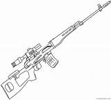 Coloring Gun Pages Coloring4free Sniper Related Posts sketch template
