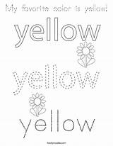 Coloring Yellow Worksheet Color Favorite Tracing Built California Usa Favorites Login Add Twistynoodle Cursive Noodle sketch template