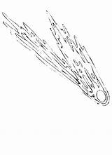 Cometas Meteor Cometa Universo Planetarios Designlooter sketch template