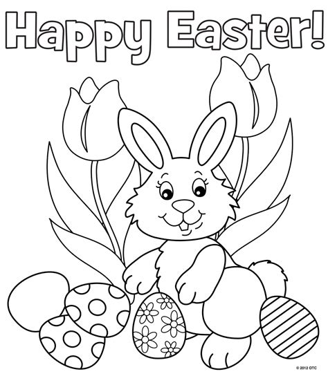selection  fun printable easter colouring pages   ages
