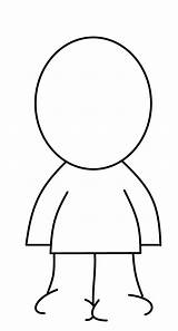 Boy Body Blank Chibi Draw Clipart Cartoons Template Clipartmag sketch template