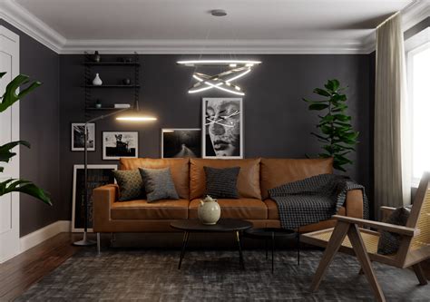 photorealistic living room   blender cgtrader