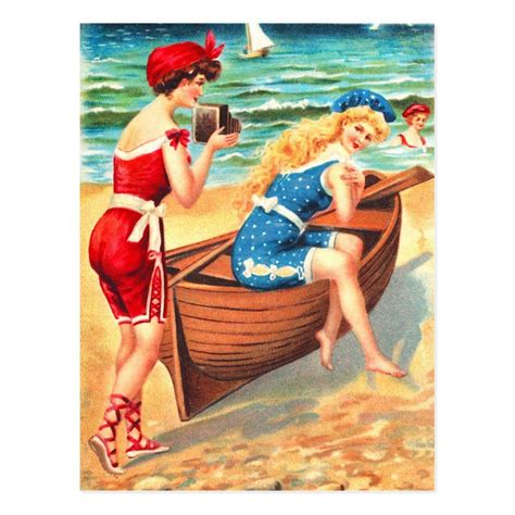 bathing beauties postcard in 2021 postcard vintage
