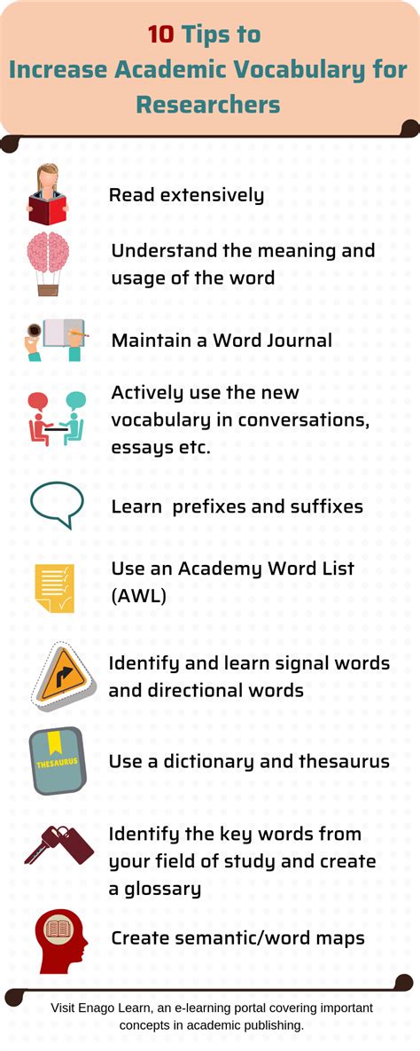 top  tips  increase academic vocabulary  researchers enago academy