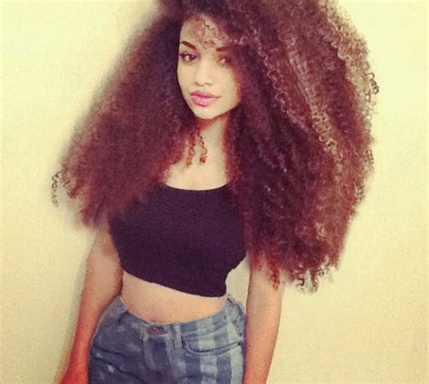 swag girl afro