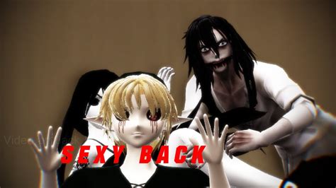 【mmd】bringing Sexy Back [ Jeff The Killer X Jane The Killer ] Youtube