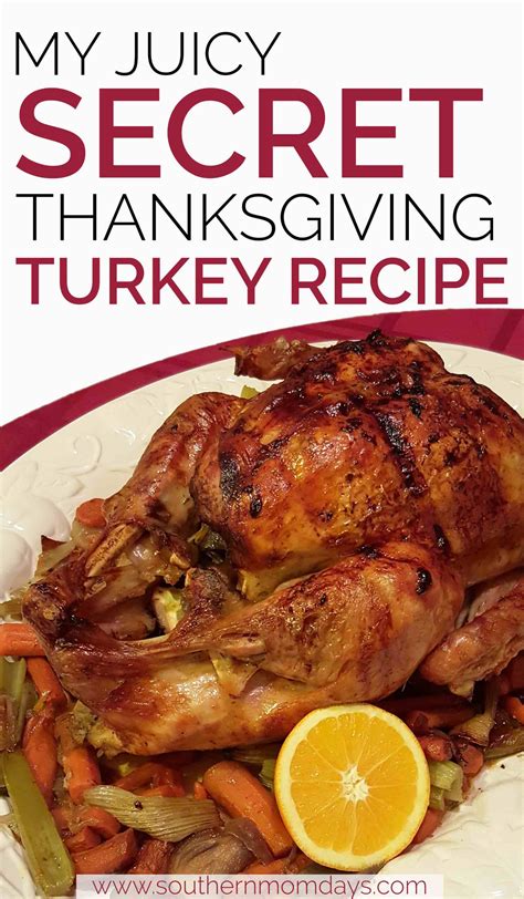 my juicy secret thanksgiving turkey recipe southern momdays