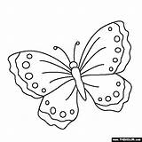 Butterfly Coloring Pages Thecolor Letter Online Starting sketch template