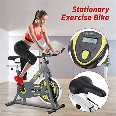 aecojoy cycling exercise bike stationary  lbs weight capacity indoor cycling bike silent