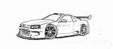 Gtr Skyline Pages Fast Furious R34 Colouring Coloring Drawing Drawings Cars Tsuru Car Draw Deviantart Sketch Sports Template sketch template