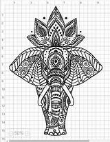 Zentangle Elephant Animals Craftwhack Mandala Svg Templates Animal Patterns Outline 2021 Eps Dxf Studio Pdf Style Etsy Tangling Started Inspiration sketch template