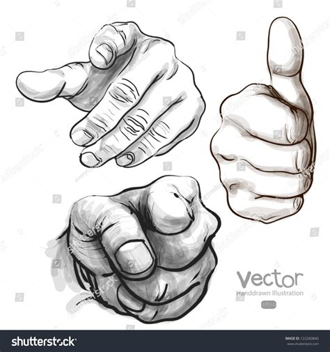 human hand sign stock vector illustration  shutterstock