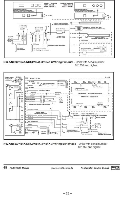 luxury norcold  wiring diagram