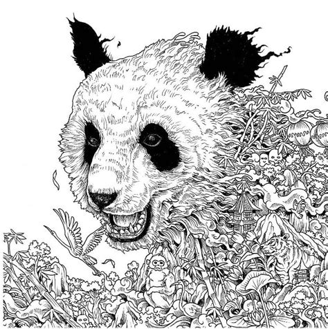 realistic baby panda panda coloring pages coloring  drawing