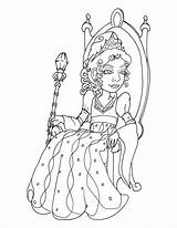 Coloring Book Princess Sweetie Listen Drawings sketch template