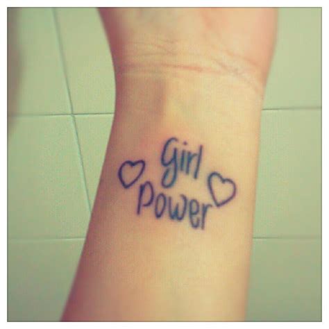 Girl Power Tattoo Beautiful Tattoos Pinterest First