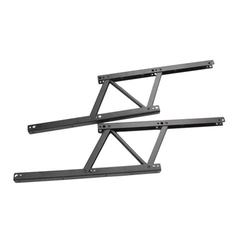 pcs cantilever table hinges hardware fitting usage  table cabinet desk black lf  buy
