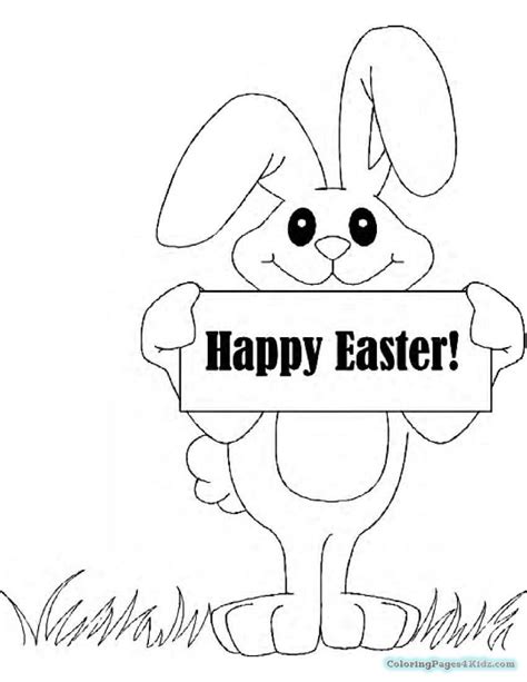 happy easter printable coloring pages  getcoloringscom