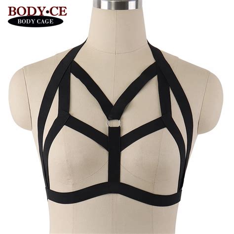 Womens Sexy Body Cage Harness Hollow Out Bondage Lingerie Elastic