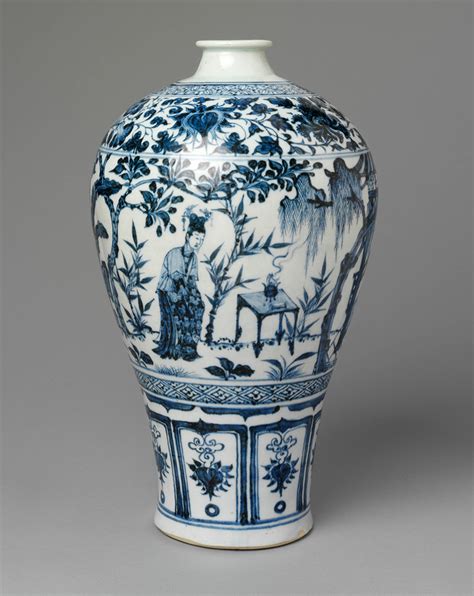 chinese blue  white ceramics va