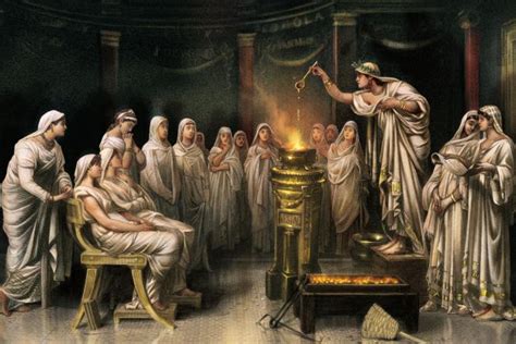 vesta as goddess of the temple flame and the vestal virgins by kimberly moore