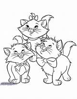 Coloring Pages Aristocats Disney Marie Toulouse Berlioz Princess Printable Sheets Duchess Elsa Disneyclips Template Book Gif Printables Print Kids Color sketch template