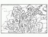 Coloring Pony Little Pages Printable Ponies Friendship Magic Popular Coloringhome sketch template