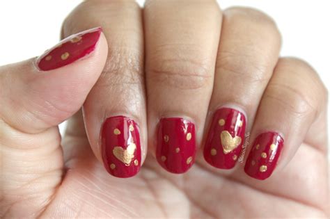 easy valentines day nail art    stacie raye