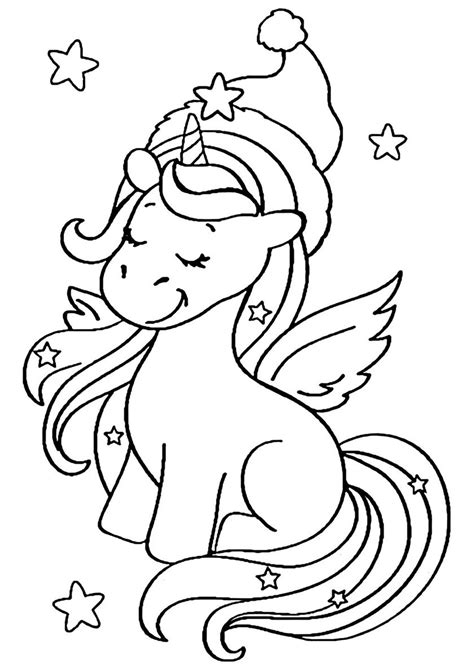 printable christmas unicorn coloring pages irene bogdans toddler