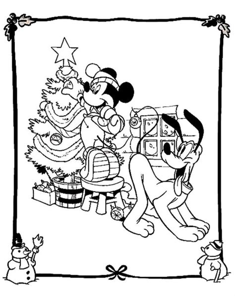coloring pages disney christmas    coloring